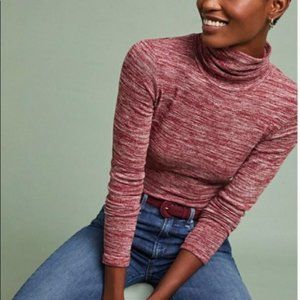 Anthropologie Pure + Good marled turtleneck XS EUC